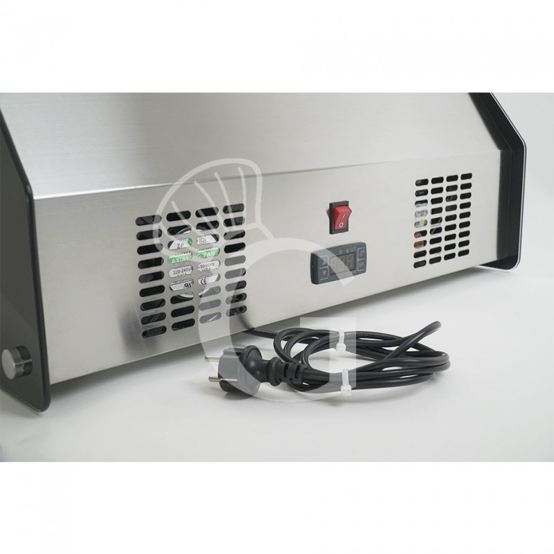 Vitrina refrigerada de sobremesa ventilada 128 LT +2°C/ +12°C