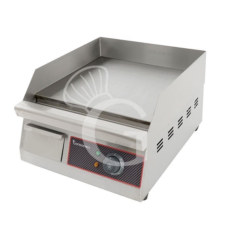 Fry Top eléctrico de sobremesa, una placa lisa 3000 W Monofásico