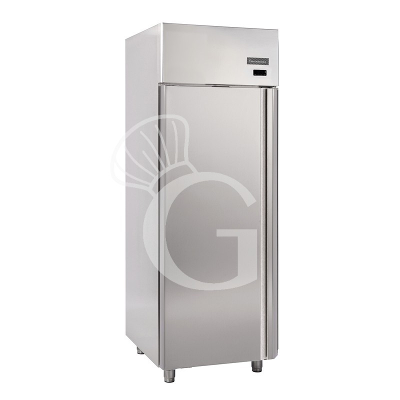 Armario refrigerado de acero inoxidable con refrigeración ventilada, capacidad 600 litros y temperatura -2°C/+10°C