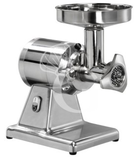 Picadora de carne monofásica unidad de molienda de acero inoxidable 160 kg/h L 400 mm x P 250 mm x A 500 mm