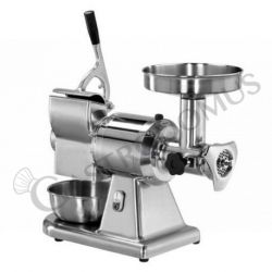 Picadora de carne monofásica producción 100/160 Kg/h L 590 mm x P 290 mm x A 510/600 mm