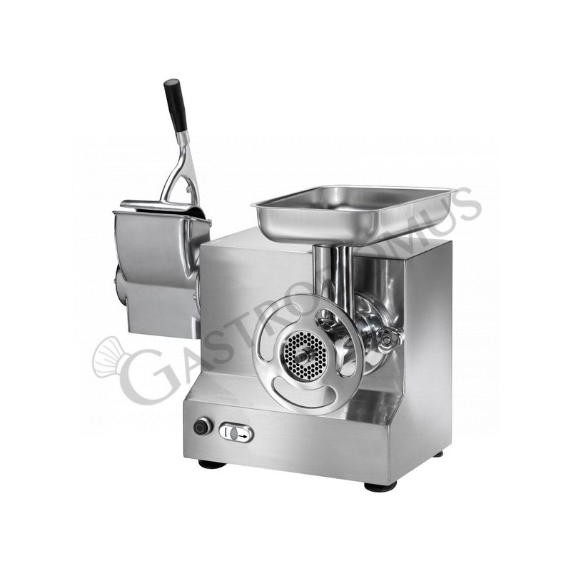 Picadora de carne Ralladora monofásica de aluminio producción 150/250 Kg/h L 560 mm x P 430 mm x A 480/650 mm