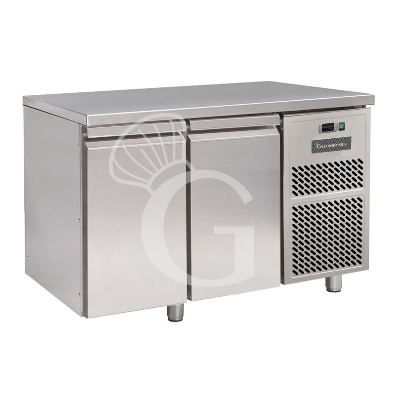 Mesa Refrigerada 2 puertas 800 mm de profundidad 0°C/+10°C clase de eficiencia energética B