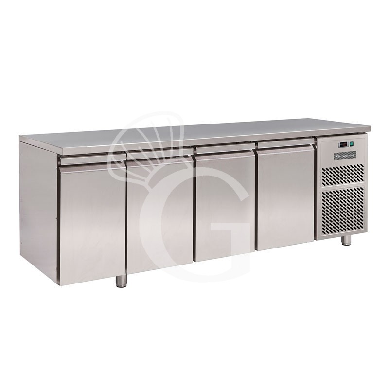 Mesa Refrigerada 4 puertas 800 mm de profundidad 0°C/+10°C clase de eficiencia energética A