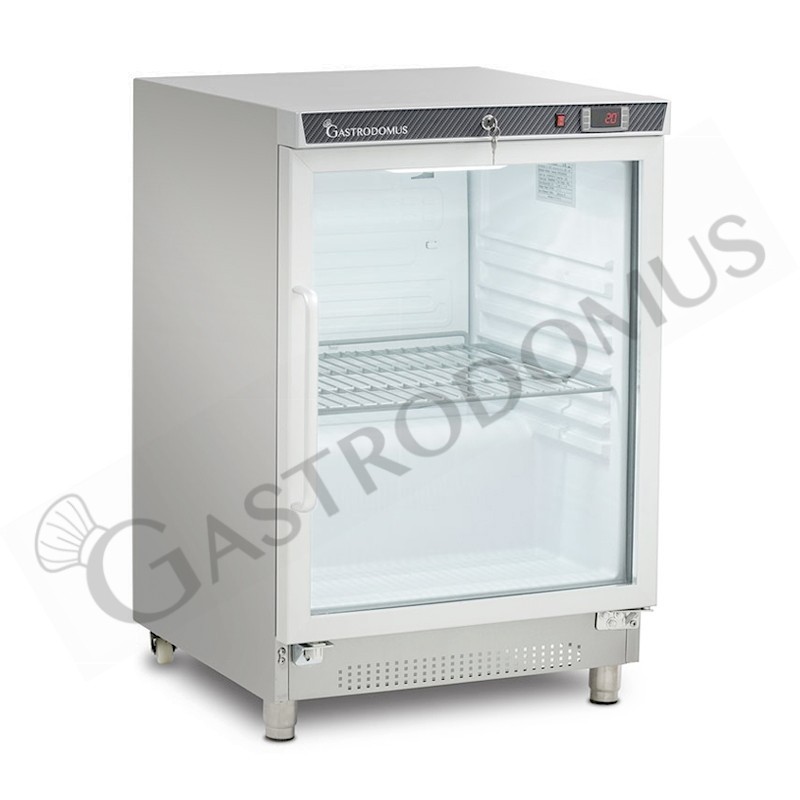 Armario Refrigerado estático de acero inoxidable con puerta de vidrio +2°C/+8°C 103 LT