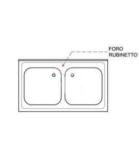Agujero para grifo central