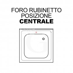 Agujero para grifo central