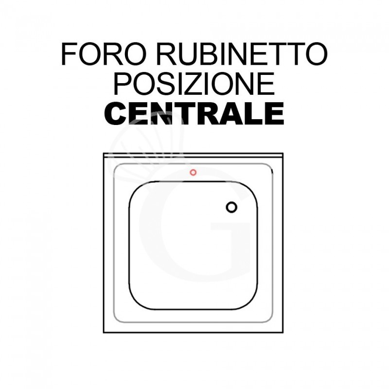 Agujero para grifo central