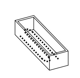 Bandeja para recoger la condensación de los bajo mostradores de bar