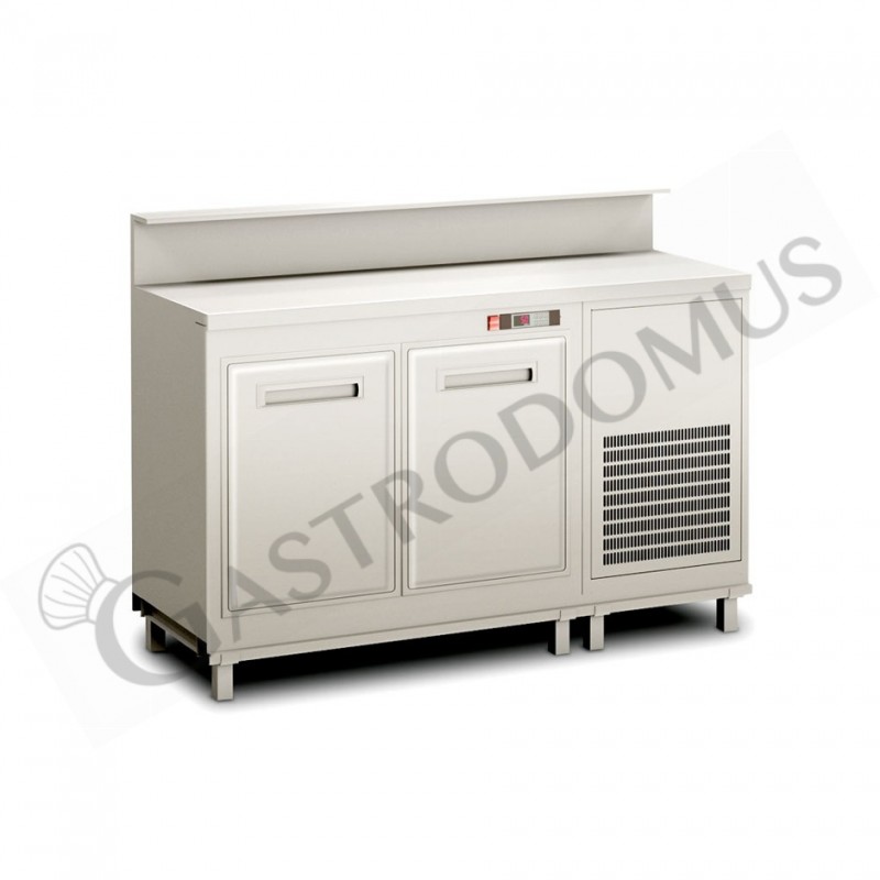 Frente mostrador refrigerado con motor incorporado, temperatura -16°C/-18°C, L 1500 mm x P 550 mm x A 920 mm
