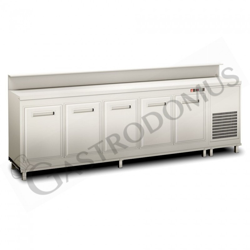 Frente mostrador refrigerado con motor incorporado, temperatura +4°C/+8°C, L 3000 mm x P 550 mm x A 920 mm
