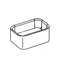 Fregadero cuadrado empotrable equipado con desagüe de entrada/salida