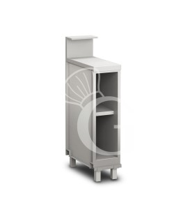 Mueble neutro para bar abierto L 250 mm x P 680 mm x H 1145 mm