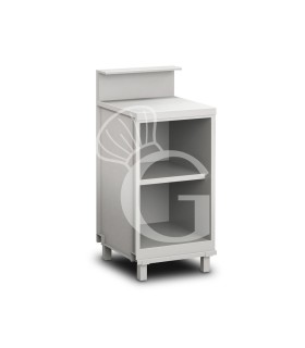 Mueble para bar neutro abierto con soporte mostrador L 500 mm x P 68 mm x H 1145mm