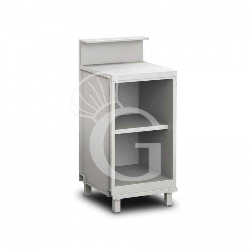 Mueble para bar neutro abierto con soporte mostrador L 500 mm x P 68 mm x H 1145mm