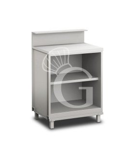 Mueble bar neutro  abierto con soporte mostrador L 750 mm x P 680 mm x H 1145mm