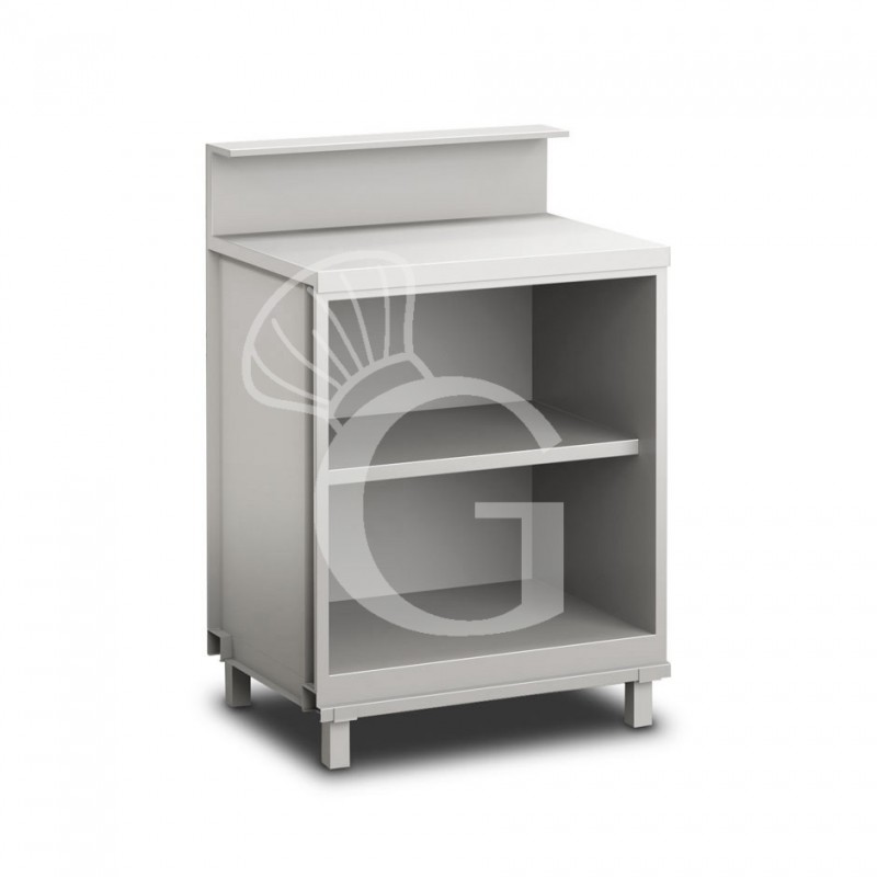 Mueble bar neutro  abierto con soporte mostrador L 750 mm x P 680 mm x H 1145mm Mueble bar neutro  abierto con soporte mostrador L 750 mm x P 680 mm x H 1145mm