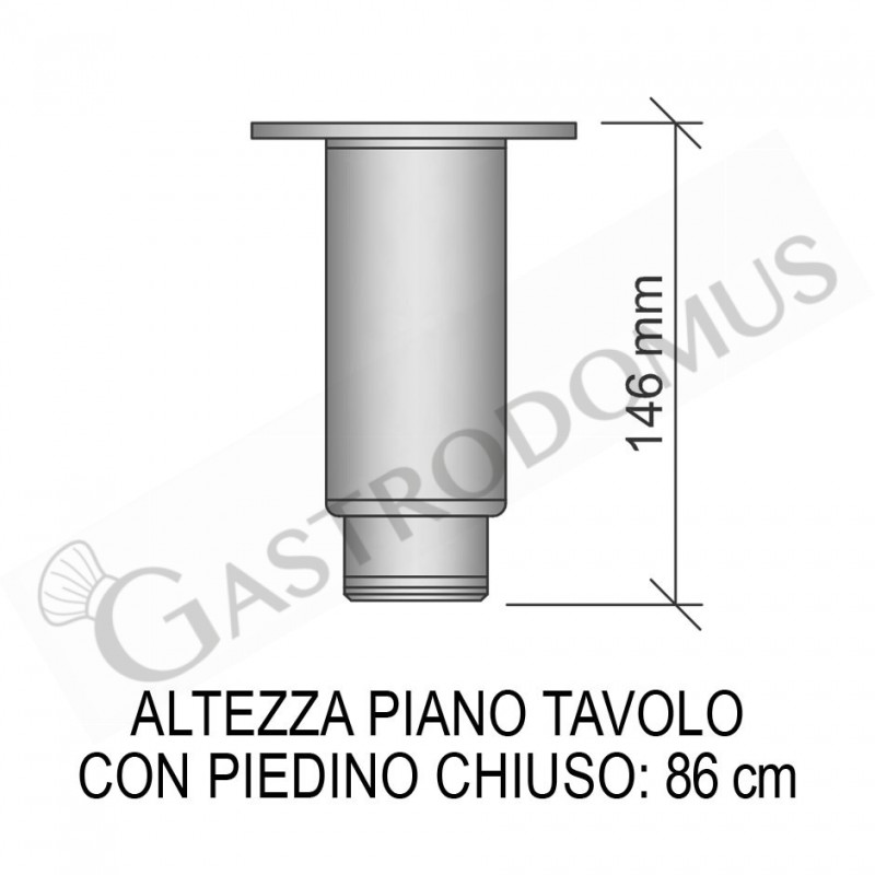 Pié de nivelación cerrado