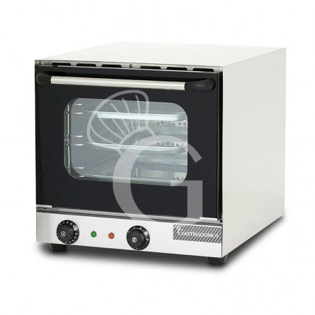 Horno eléctrico de convección, puerta abatible, controles mecánicos, 3 rejillas, potencia 2,6 kw Horno eléctrico de convección, puerta abatible, controles mecánicos, 3 rejillas, potencia 2,6 kw