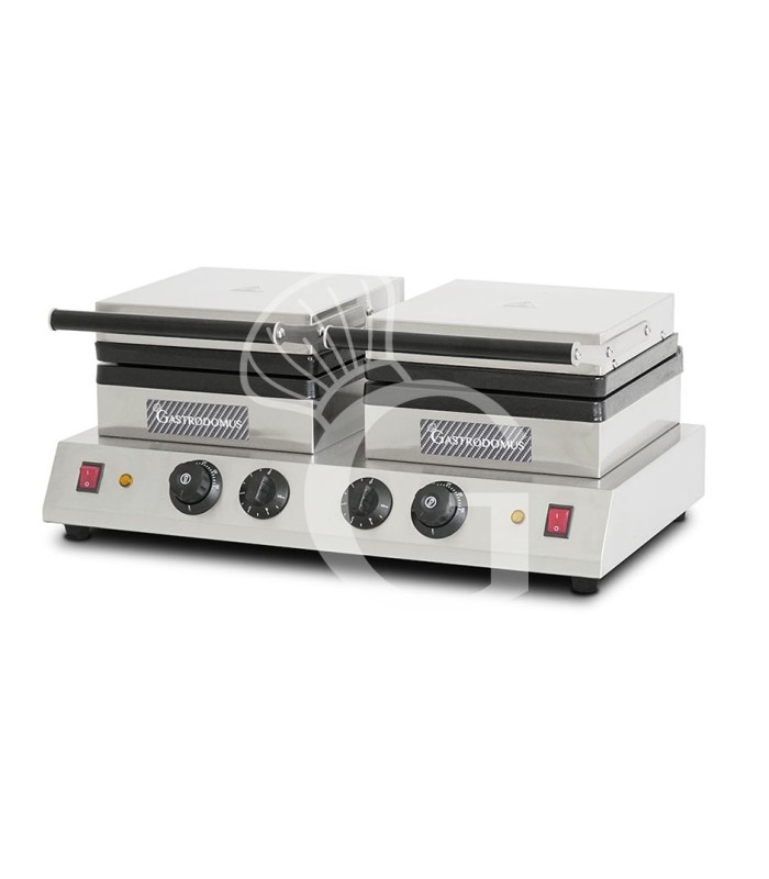 Gofrera 2 Kw + 2 Kw doble L 600 mm x P 450 mm x A 250 mm