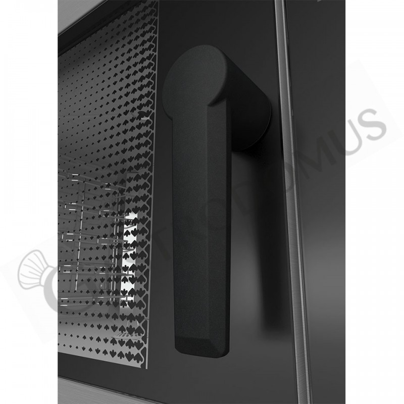 Forno elettrico convezione-vapore-misto touch screen,umidificatore,per 5 teglie GN1/1 o 600x400 mm con lavaggio automatico