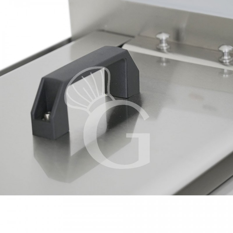 Freidora para bar eléctrica de sobremesa - 1 cuba - capacidad 10 LT - 3 kW