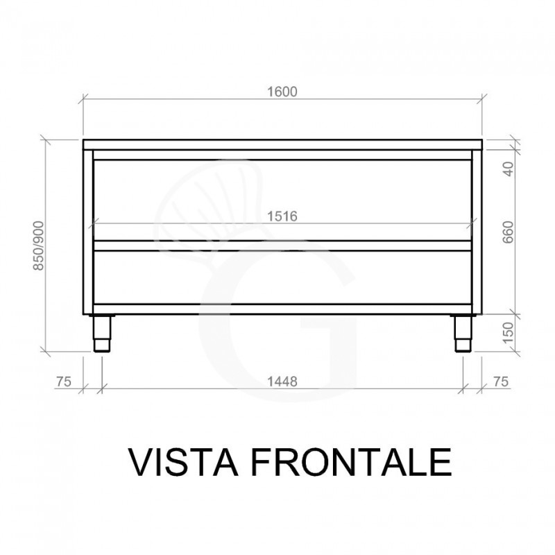 Vista delantera