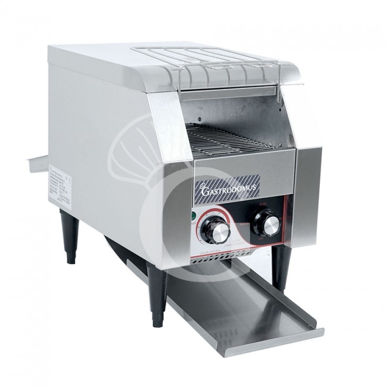 Tostadora profesional L 290 mm x P 420 mm x A 380 mm 150 rebanadas por hora 1500 W bandeja recoge migas