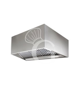 Campana extractora mural serie Kubica sin motor L 1600 mm x P 1100 mm x A 450 mm