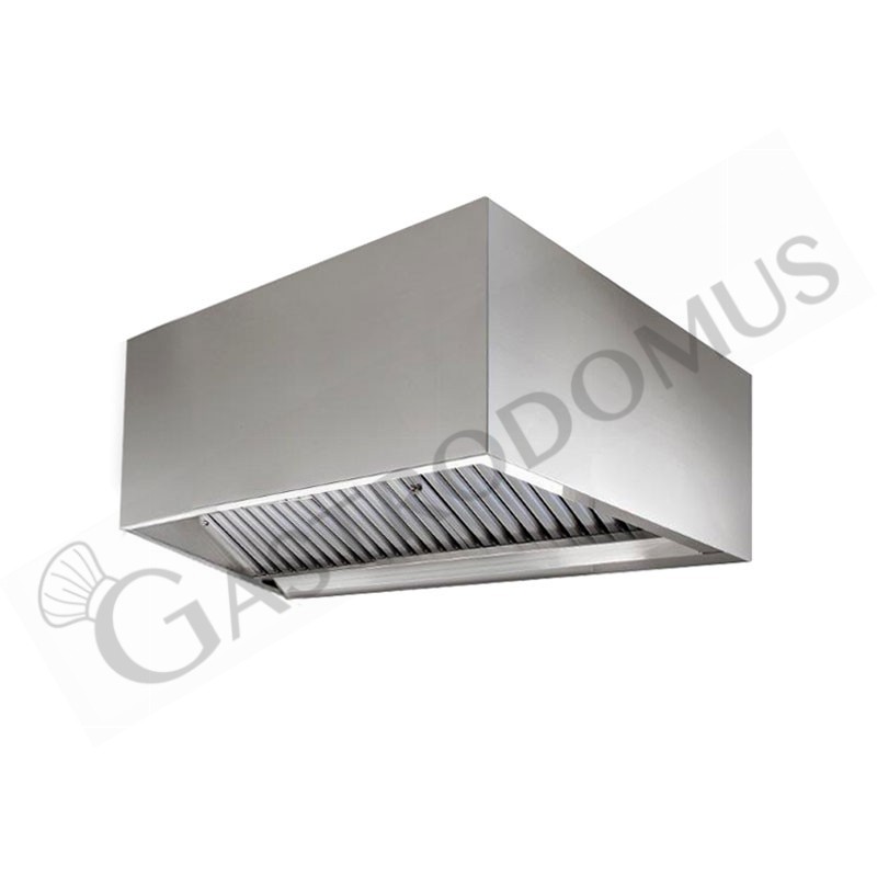 Campana extractora mural serie Kubica sin motor L 1800 mm x P 1400 mm x A 450 mm