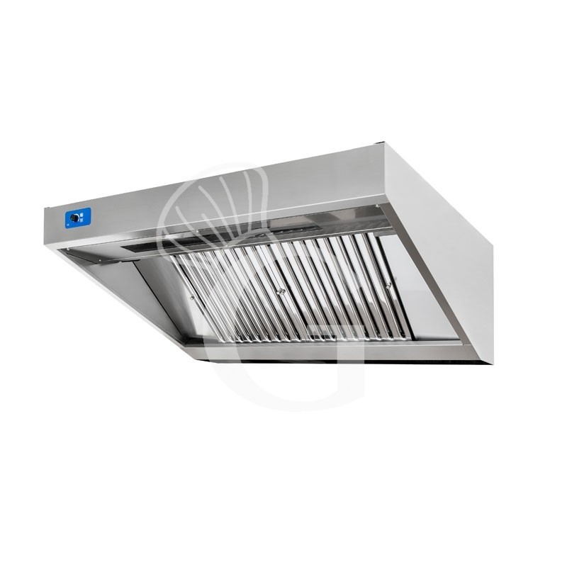 Campana extractora mural Snack sin motor L 2600 mm x P 900 mm x A 450 mm Campana extractora mural Snack sin motor L 2600 mm x P 900 mm x A 450 mm