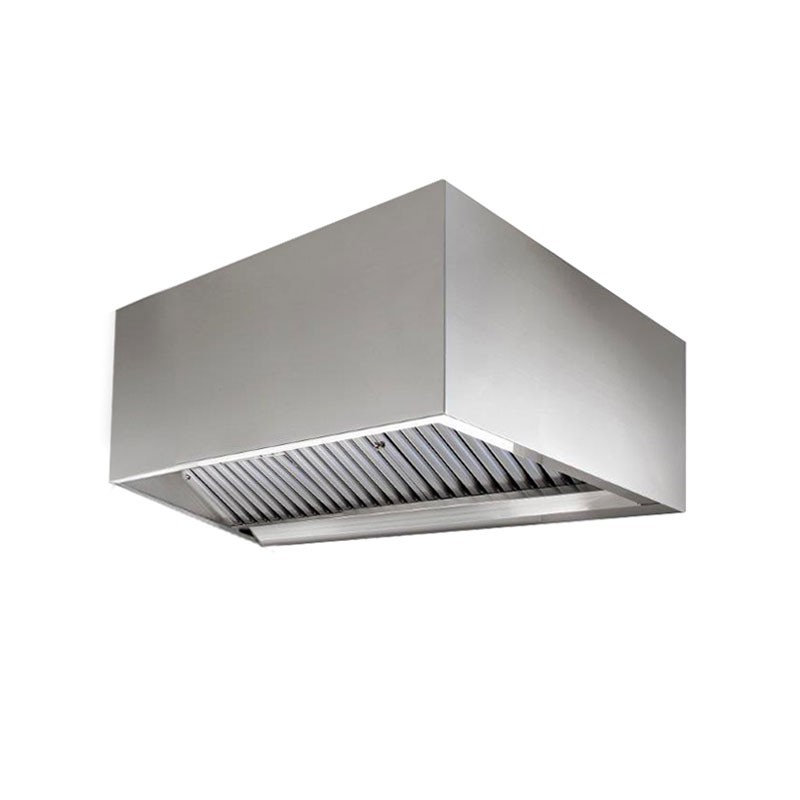 Campana extractora mural serie Kubica con motor full optional L 1400 mm x P 900 mm x A 450 mm