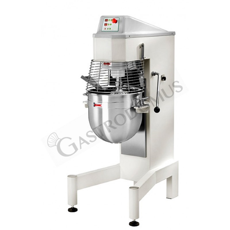 Amasadora planetaria capacidad 80 LT - Trifásica - variador de velocidad - controles digitales