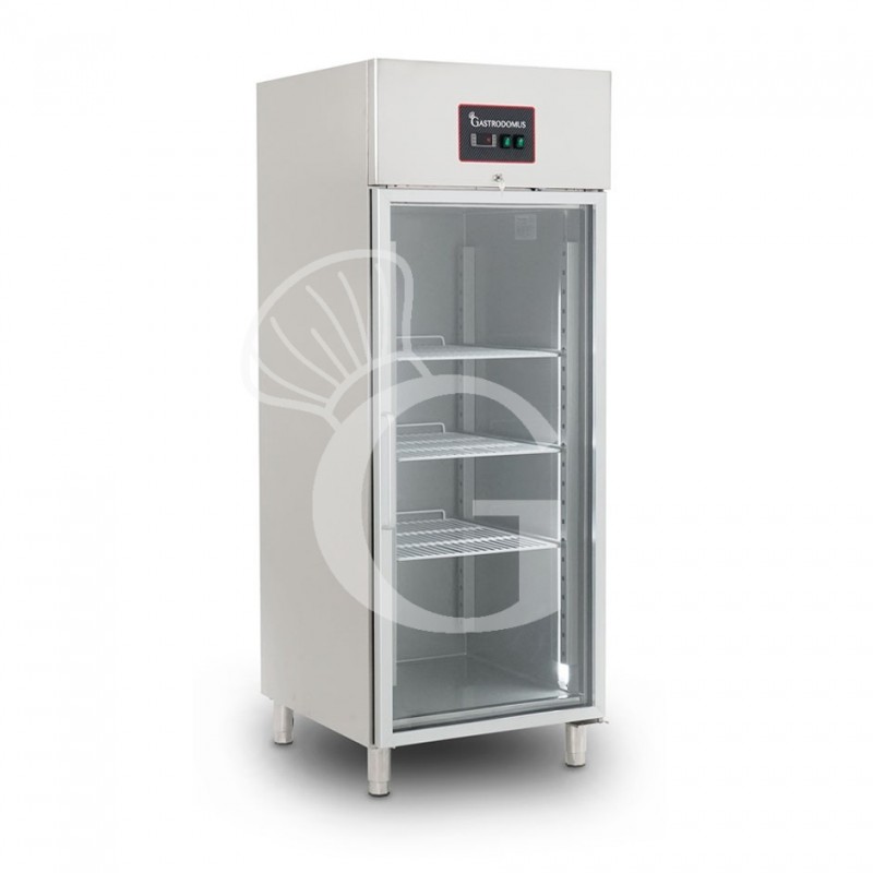 Armario refrigerado ventilado con puerta de vidrio -2°C/+8°C 650 LT tropicalizado