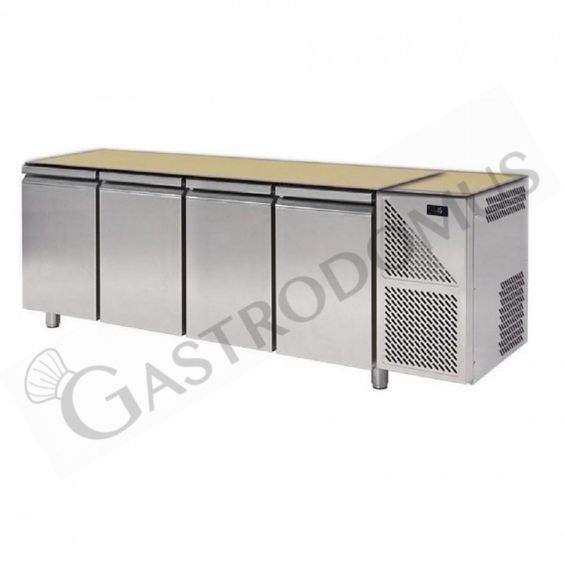 Mesa Refrigerada sin encimera 4 Puertas 700 mm de profundidad 0°C/+10°C