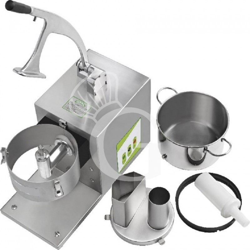 Cortador de verduras eléctrico monofásico con 5 discos - potencia 370 W - velocidad 310 rpm
