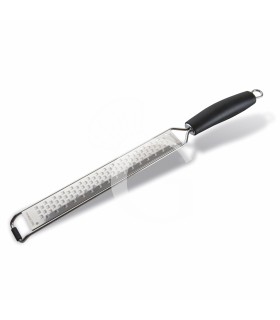 Rallador de acero inoxidable con mango, granos medianos L 395 mm