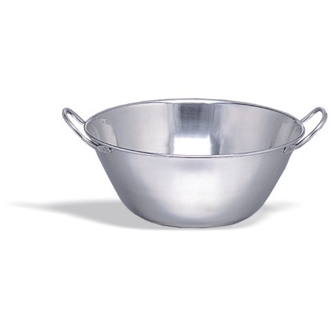 Cuenco de cocina de fondo redondo diámetro 250 mm x A 115 mm 3,5 LT