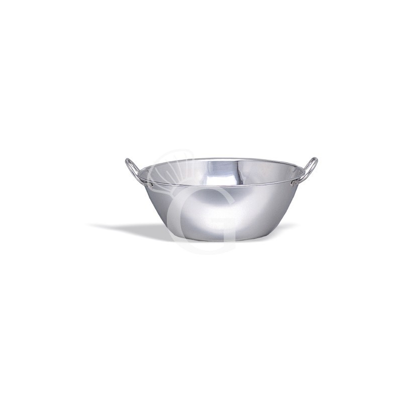 Cuenco de cocina de fondo plano diámetro 450 mm x A 175 mm 20 LT
