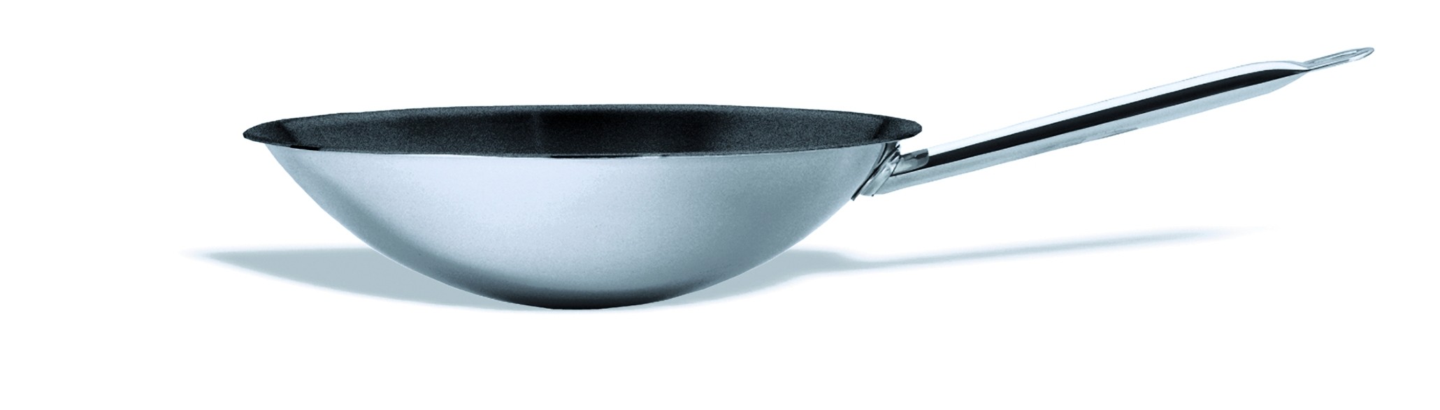Sartén wok antiadherente fondo redondo diámetro 360 mm x A 100 mm 6 LT
