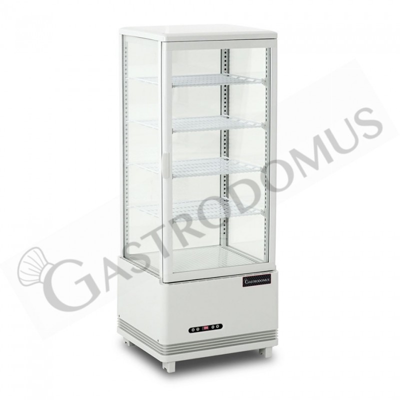 Vitrina Refrigerada ventilada para bebidas Color blanco 98 LT 0°C/+12°C Display Clase de eficiencia energética C