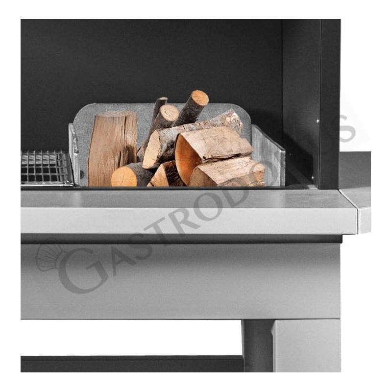 Barbacoa clásica L 1600 mm x P 870 mm x A 2300 mm