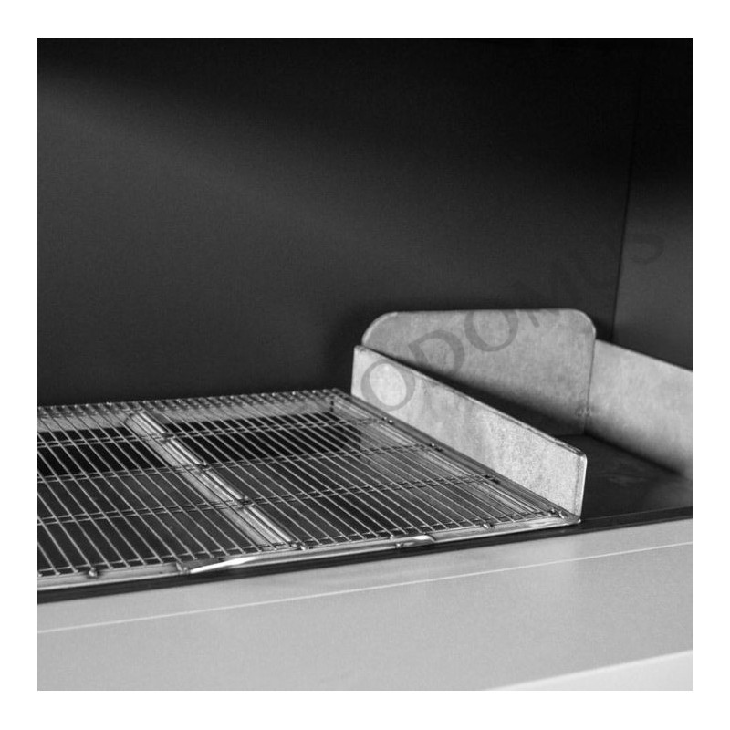 Barbacoa clásica L 1600 mm x P 870 mm x A 2300 mm, detalle superficie de trabajo