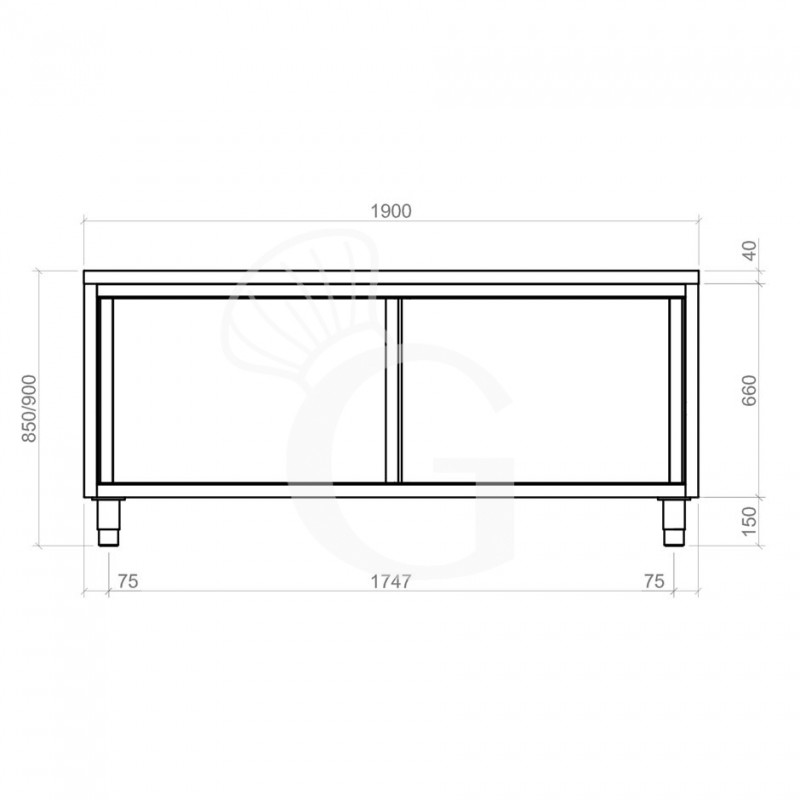 Dimensiones de la mesa mural