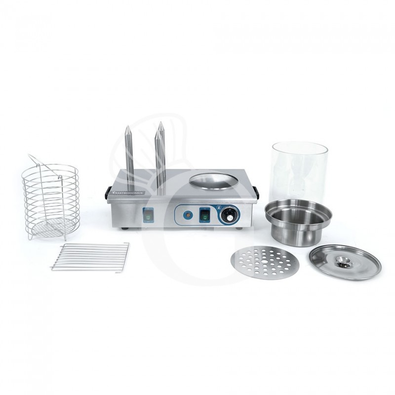 Máquina de perritos calientes 700 W 3 pinchos L 480 mm x P 310 mm x A 413 mm