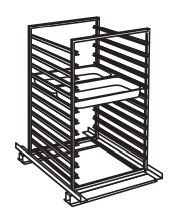 Estructura de soporte para bandejas 12xGN2/1 o 24xGN1/1