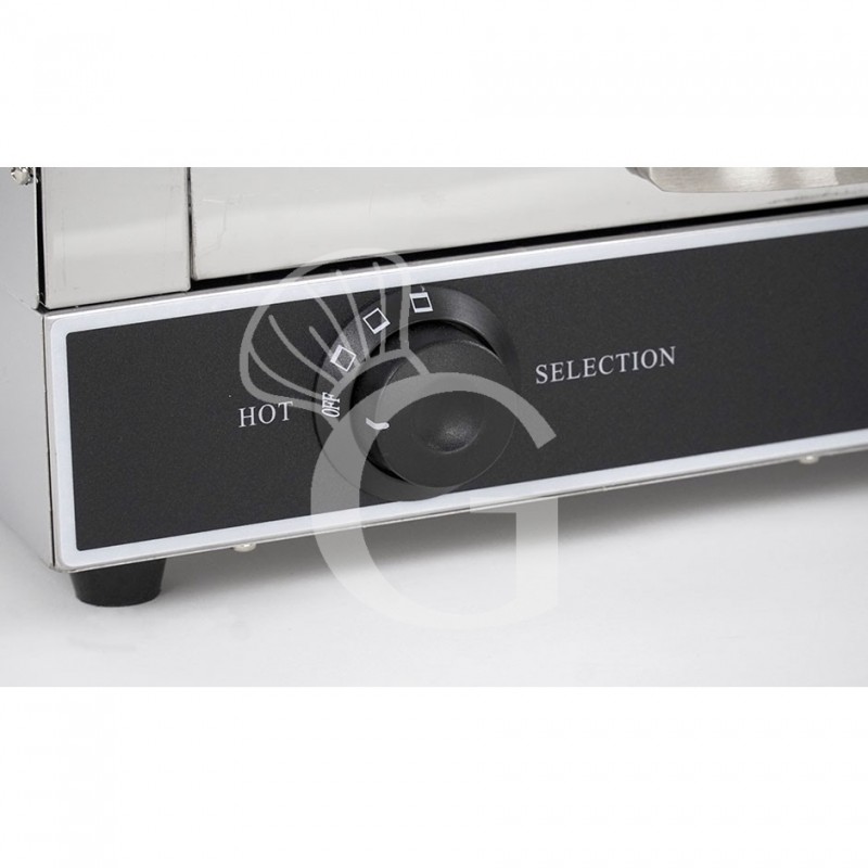 Tostadora profesional monofásica L 400 mm x P 300 mm x A 290 mm 3 pinzas y temporizador