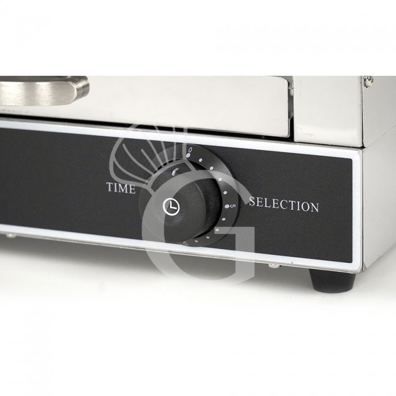 Tostadora profesional monofásica L 400 mm x P 300 mm x A 290 mm 3 pinzas y temporizador