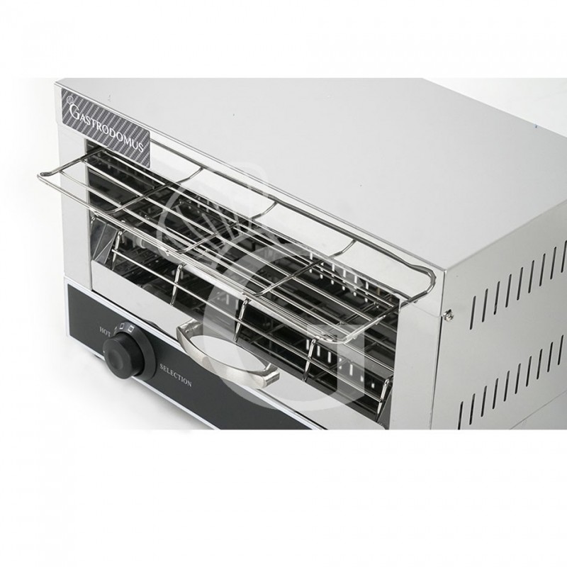 Tostadora profesional monofásica L 400 mm x P 300 mm x A 290 mm 3 pinzas y temporizador