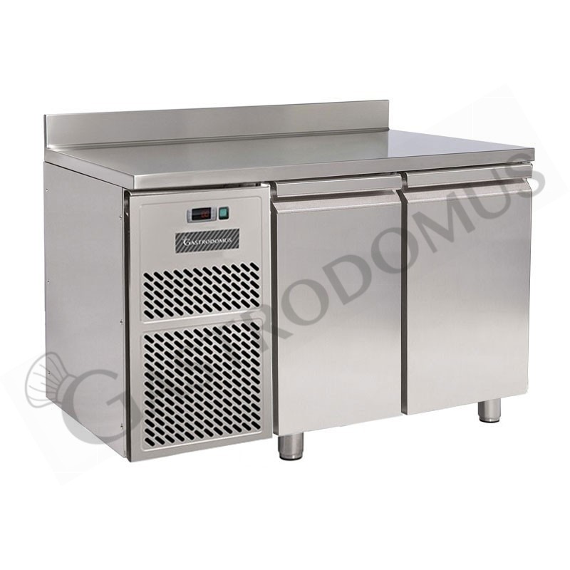 Mesa Refrigerada 2 puertas Peto 600 mm de profundidad -18°C/-22°C motor a la izquierda clase de eficiencia energética G